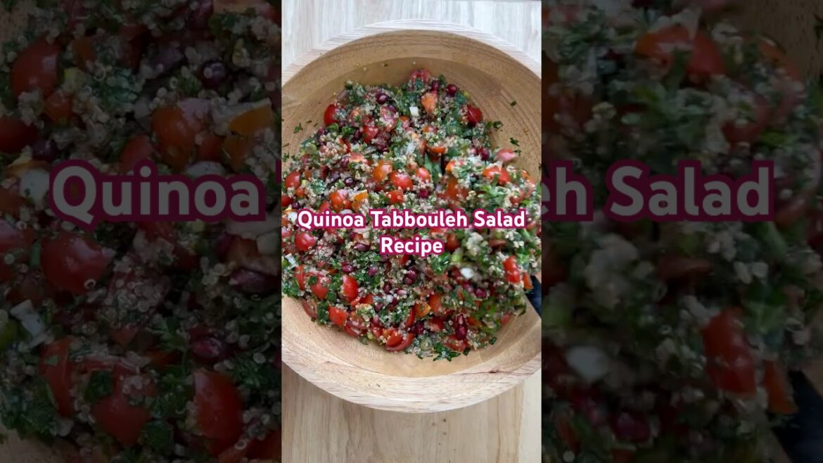 Quinoa Tabbouleh Salad Recipe