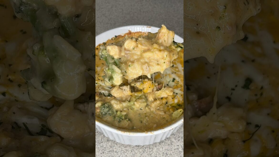 Chicken & Broccoli Casserole ft @FlavorGodSeasonings