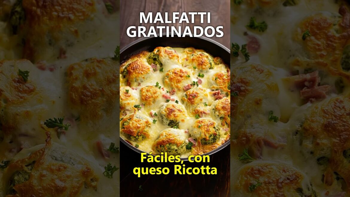 Malfatti de Espinacas Gratinados: ¡Receta Deliciosa y Fácil!