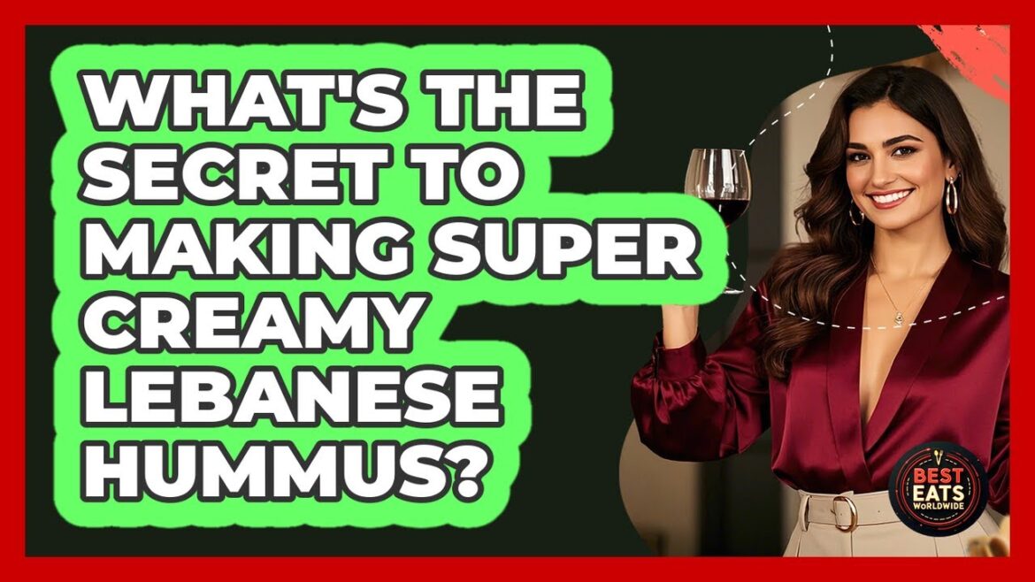 What’s The Secret To Making Super Creamy Lebanese Hummus? – Best Eats Worldwide What's The Secret To Making Super Creamy Lebanese Hummus? - Best Eats Worldwide