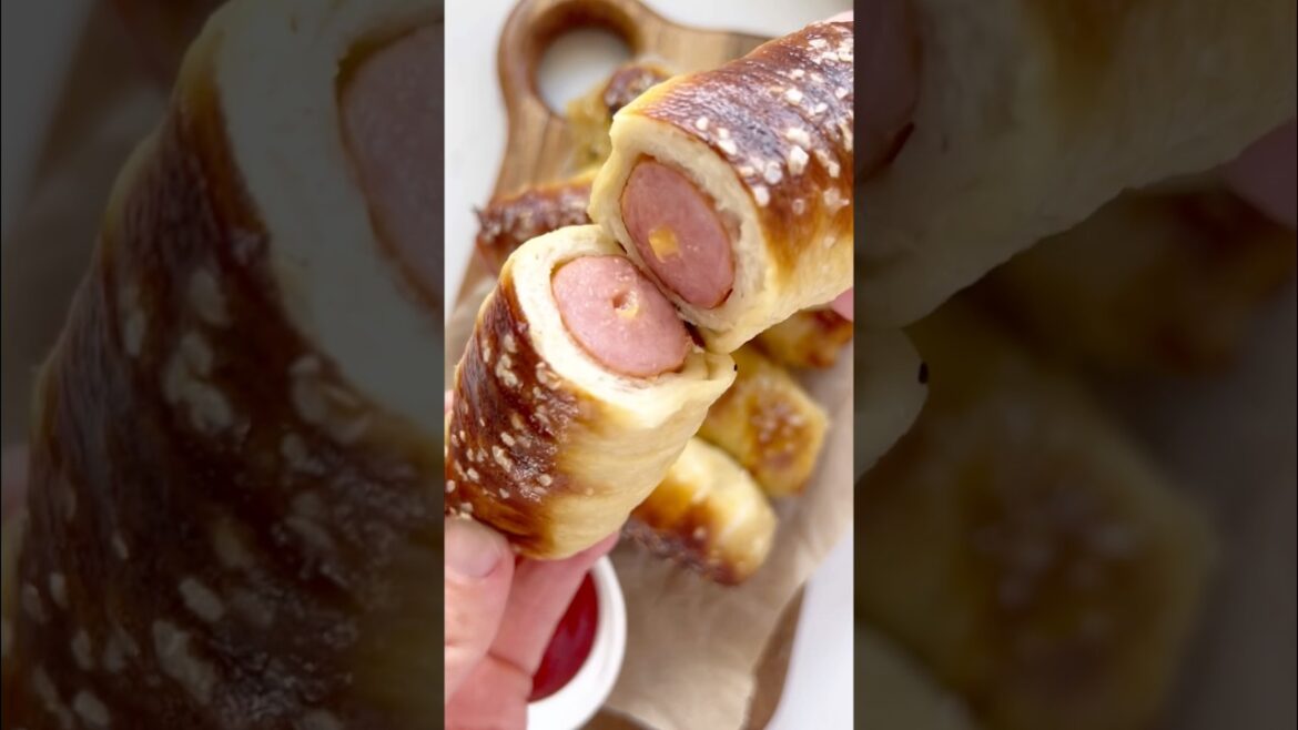 Pretzel Dogs are a quick and easy snack that are perfect for on the go!