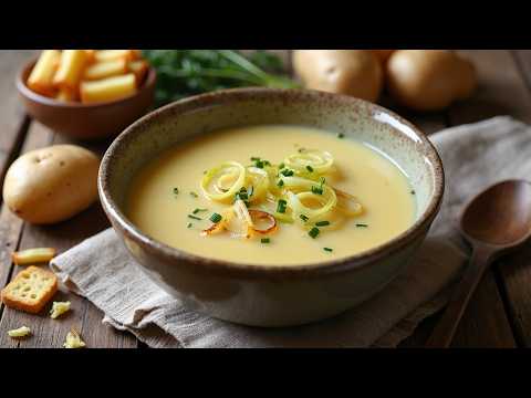 This potato and leek soup heals my stomach like medicine! Simple and delicious This potato and leek soup heals my stomach like medicine! Simple and delicious