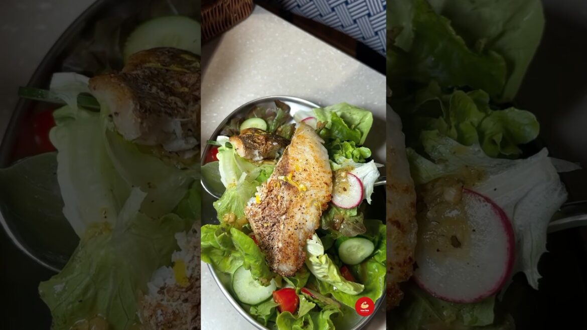 Fishmonger’s Grilled Blue-Spotted Seabass Salad — Thai Freshness with A Refined Italian Touch. Fishmonger’s Grilled Blue-Spotted Seabass Salad — Thai Freshness with A Refined Italian Touch.