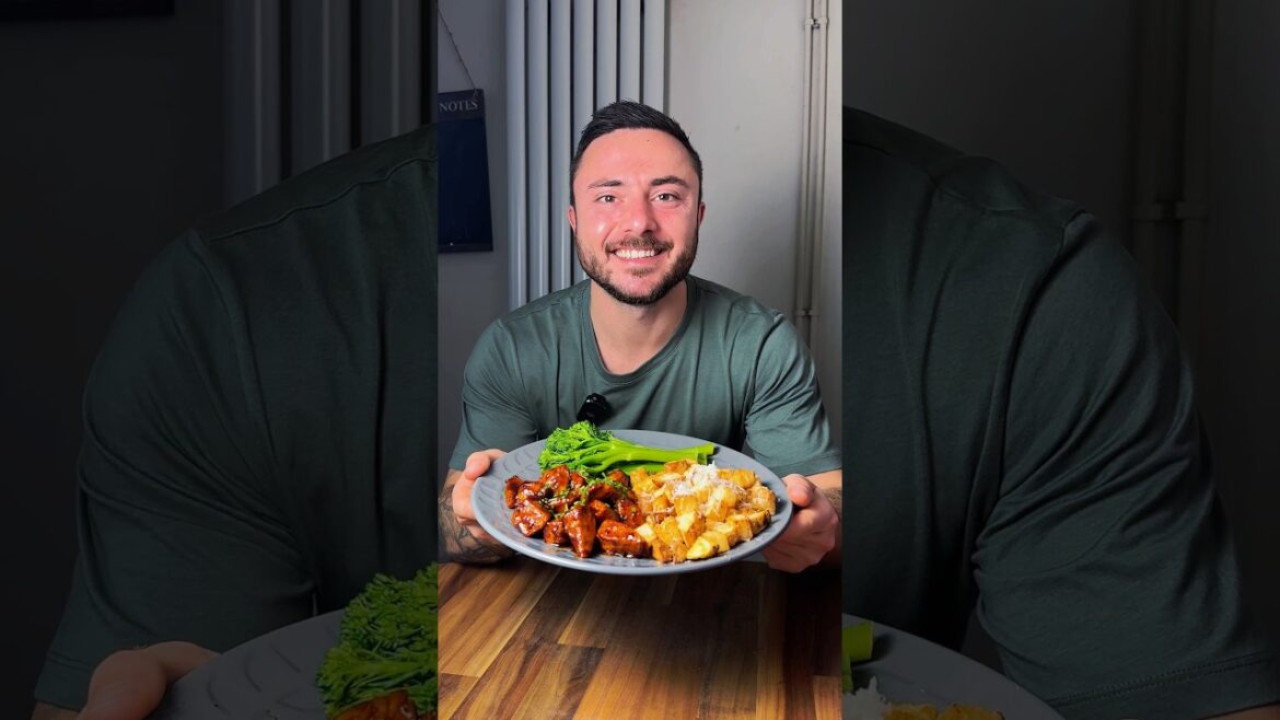 Honey BBQ Chicken with Garlic Parmesan Potatoes