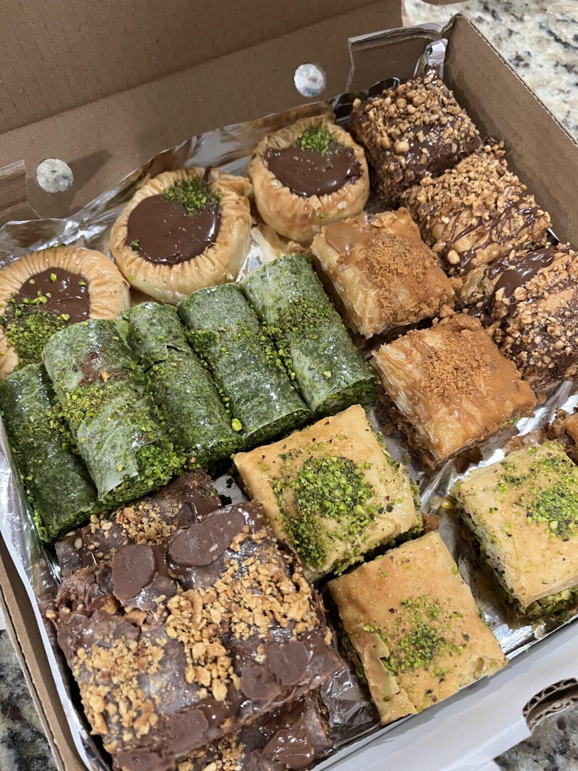 [I ate] Assortment of Baklava