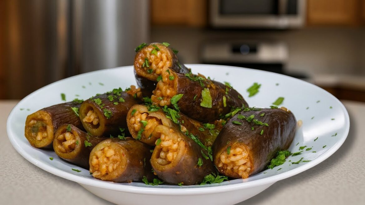 Egyptian Style Stuffed Eggplant Recipe | The Egyptian Cook