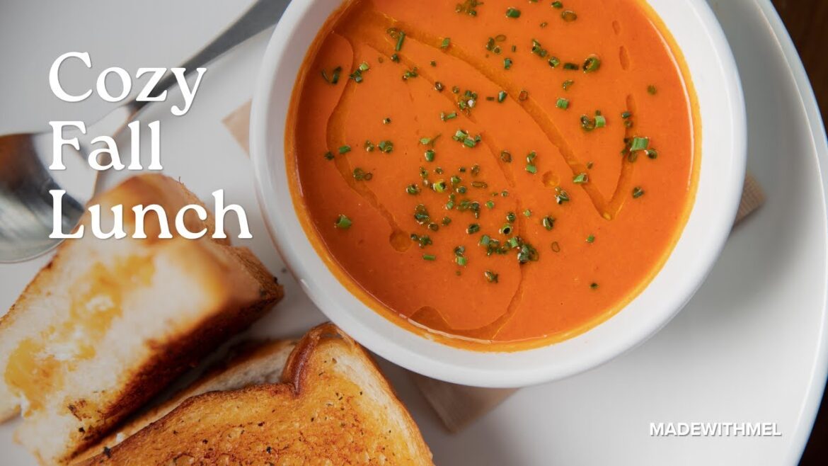 Cozy Roasted Tomato Soup & Grilled Cheese | Easy Comfort Food Recipe Cozy Roasted Tomato Soup & Grilled Cheese | Easy Comfort Food Recipe