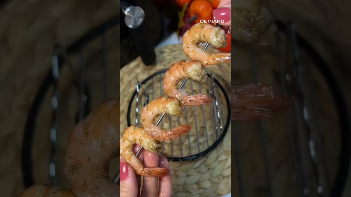 Креветки с кисло сладким соусом ❤️