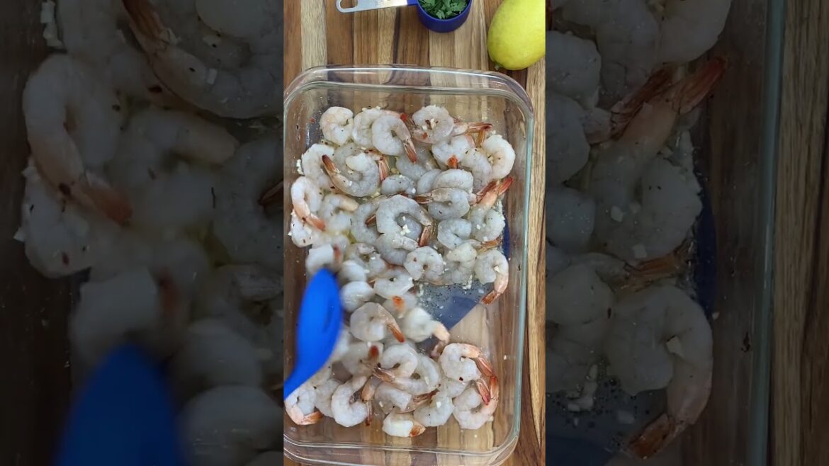 Baked Lemon Garlic Shrimp