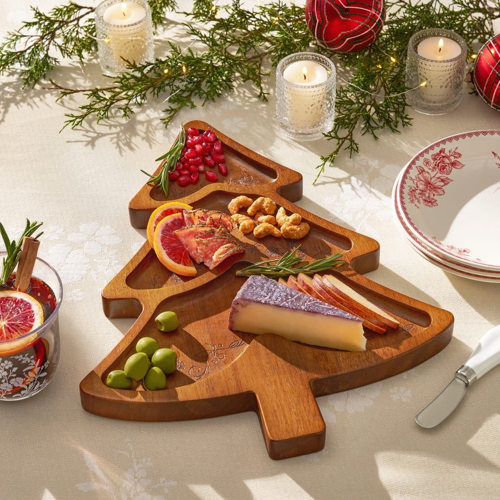 The Pioneer Woman Acacia Wood Christmas Tree Serving Board