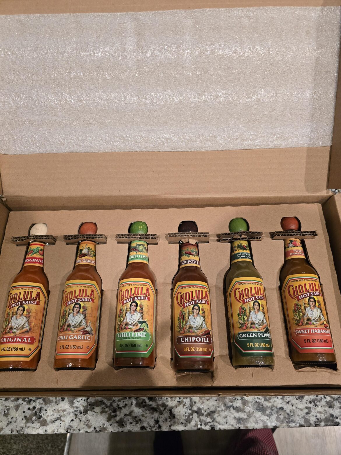 Never really been a hot sauce person, but I keep seeing this sub, and it made me interested. I got a Cholula variety pack, and here's my ranking.