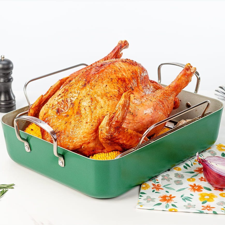 The Pioneer Woman Nonstick Roaster with Rack