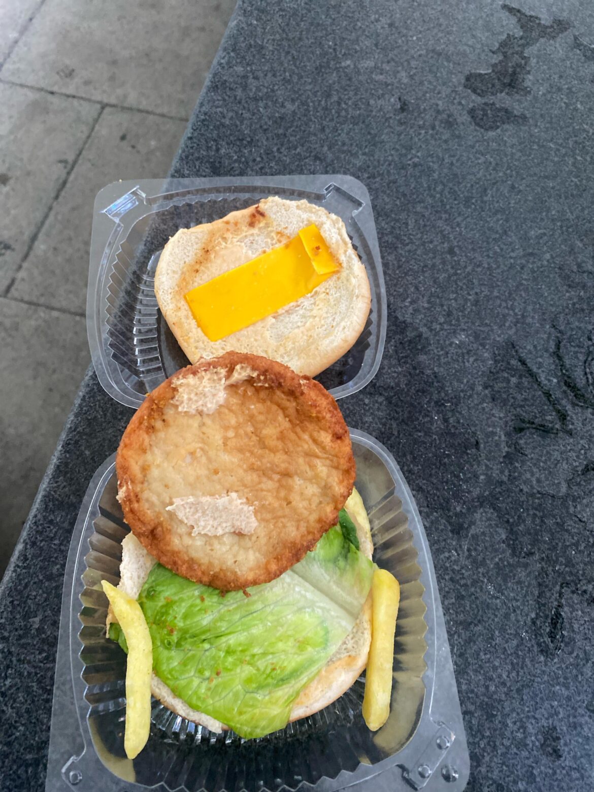 $12 for “burger and fries”