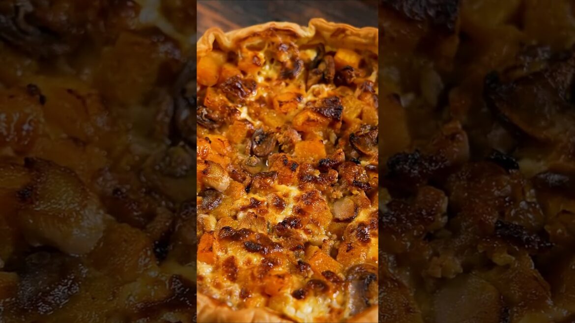 TORTA RUSTICA ZUCCA, SALSICCIA E FUNGHI la Ricetta Facile di Buon’Idea TORTA RUSTICA ZUCCA, SALSICCIA E FUNGHI la Ricetta Facile di Buon'Idea