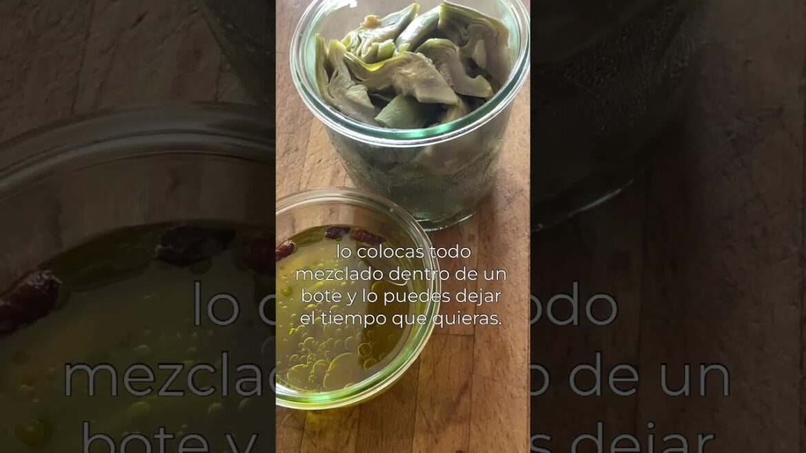 Receta de alcachofas encurtidas