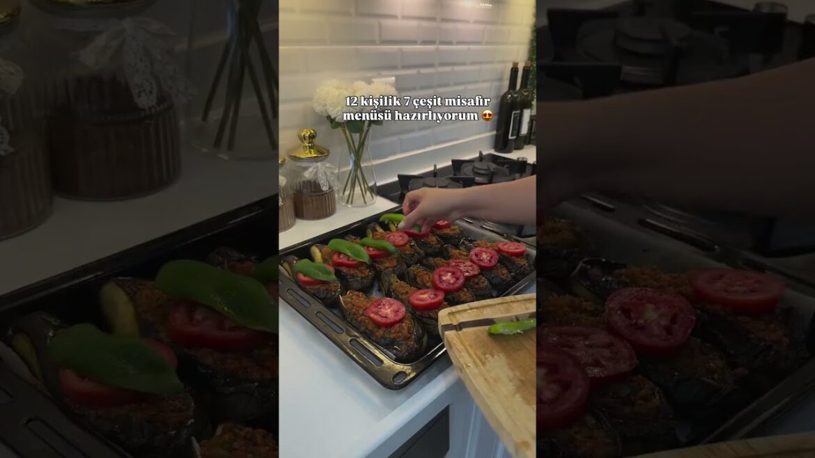 Misafir menüsü #misafirmenüsü #karnıyarık #soslutavuk #patatestarifleri