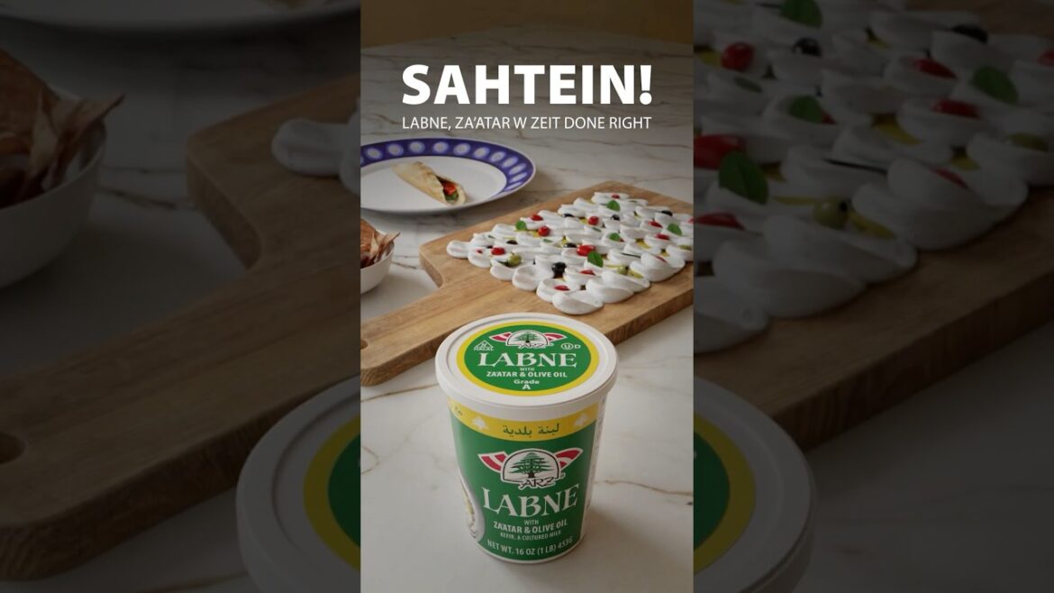 New ARZ Za'atar & Olive Oil Labne!