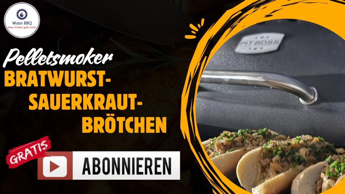 Bratwurst-Sauerkraut-Brötchen (à la Mittwoch-LiveReaction by @BiggernoksBBQ )