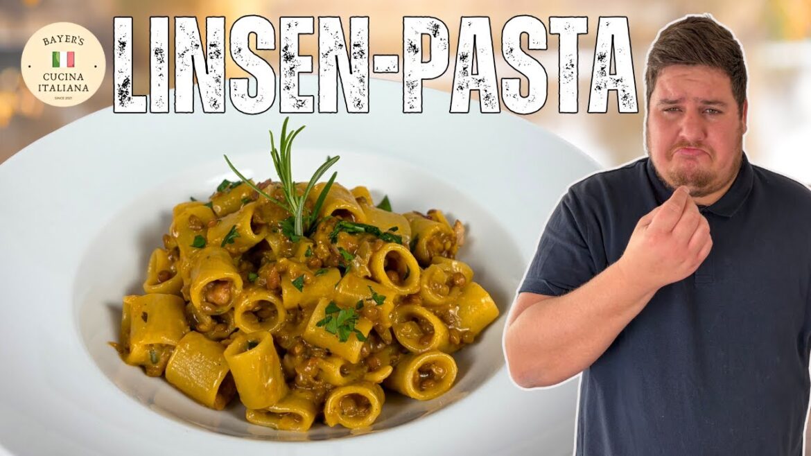 Original italienische Linsen-Pasta | Pasta e lenticchie