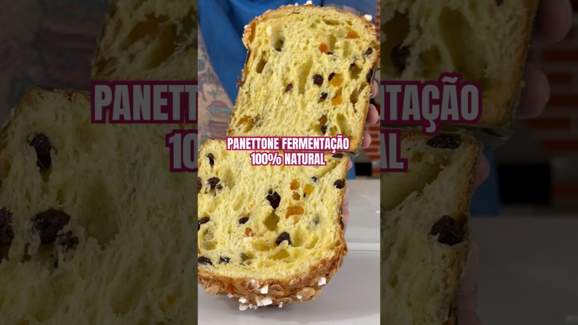 PANETTONE #Panetoneartesanal #panettoneitaliano #natal #receitas  #fermentacaonatural