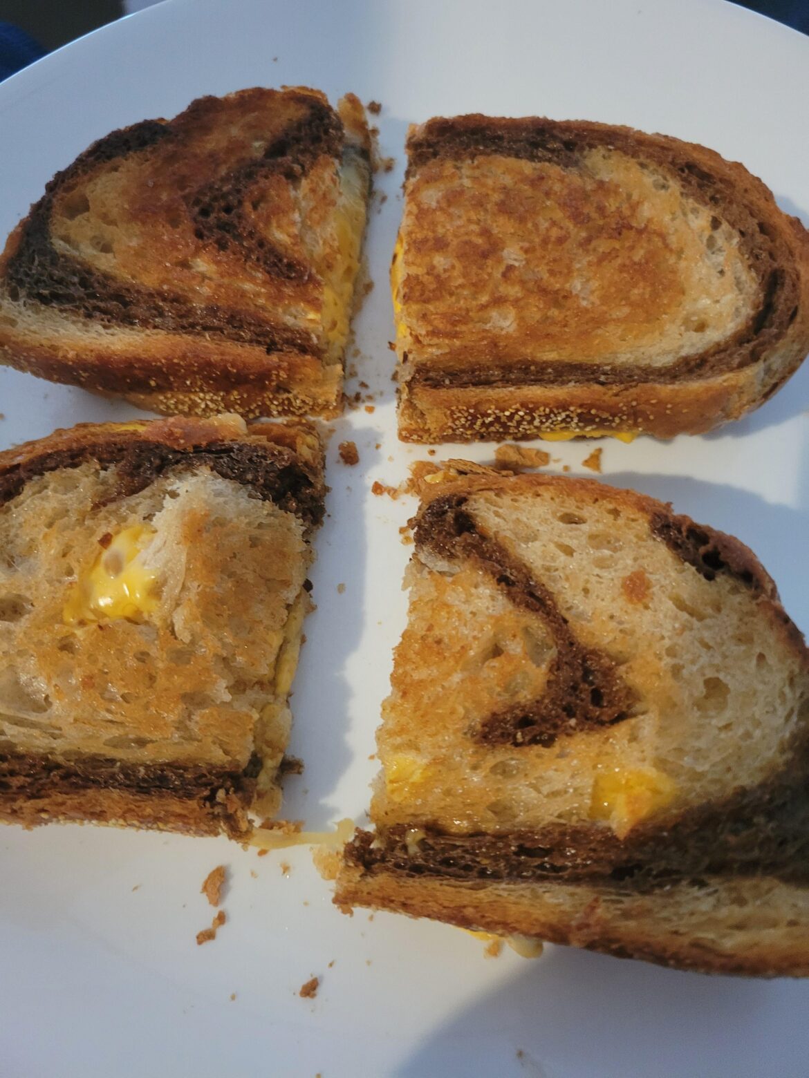 Marble Rye and Colby Jack