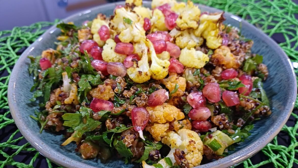 Cauliflower Tabbouleh Salad | Arabic Salad Tabbouleh Recipe