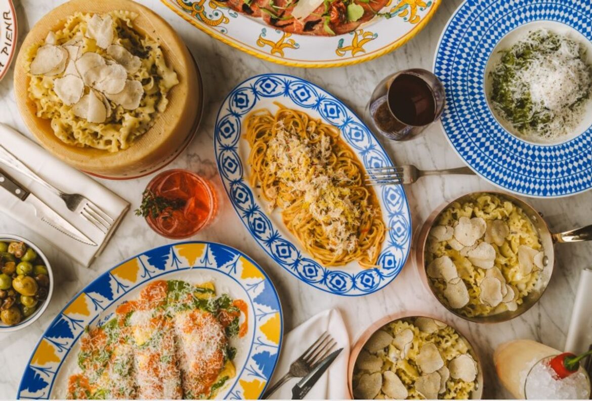 ‘Treat yo’elf’: La Bellezza Italian restaurant in Birmingham unveils its Christmas and New Year menus – and they’re looking bellissimo Christmas Spread - La Bellezza - @JoannPai-09611