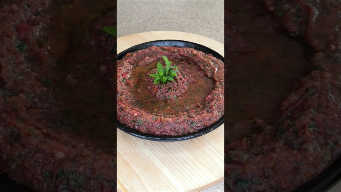 This Turkish Ezme Dip Is Seriously Addictive #shorts #ezmesalad This Turkish Ezme Dip Is Seriously Addictive #shorts #ezmesalad