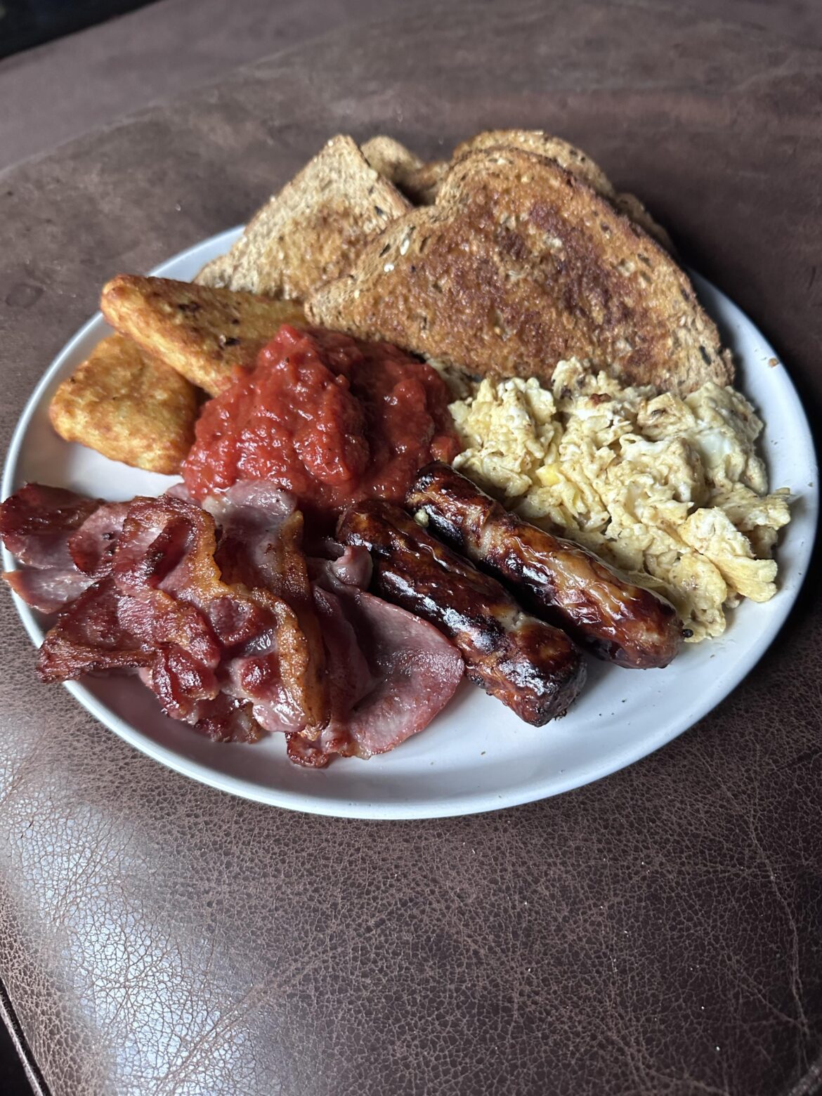 Breakfast fry up.
