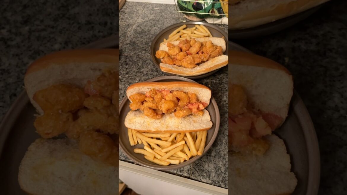 aldi shrimp has my heart #shrimppoboy #dinneridea #momonabudget #dinner #aldi
