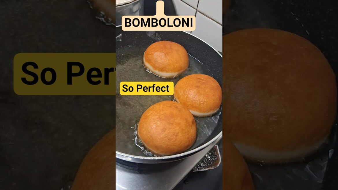 Easy Bomboloni recipe/ How to make bombolini #bomboloni #donuts #dessert #viral #d #bestdonuts