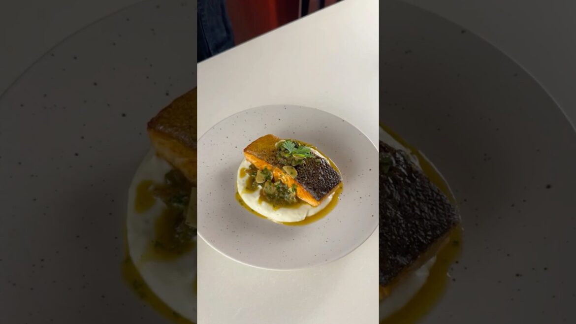 Salmon with Lemon-Caper Butter Sauce