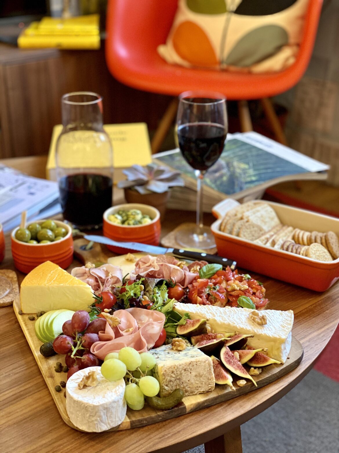 [OC] Cheeseboard and charcuterie