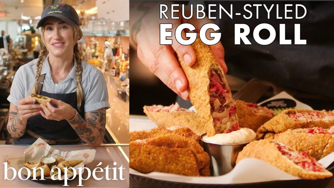How a Pro Chef Makes NYC Deli-Inspired Egg Rolls | The Special | Bon Appétit