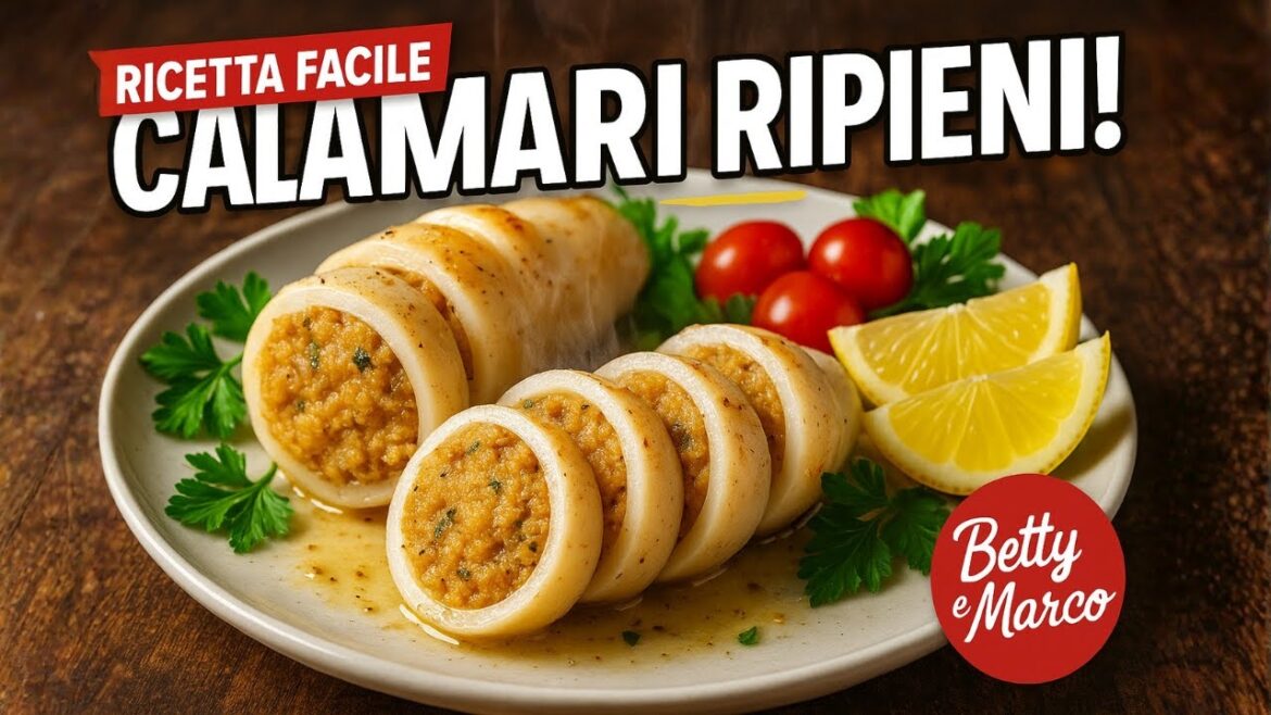CALAMARI RIPIENI di Betty e Marco - Ricetta Facile e Veloce