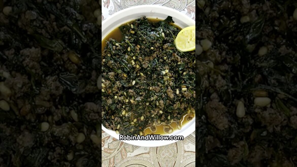Rich & Flavorful Spinach Stew! Lebanese Sabanekh #EasyRecipe #Healthy