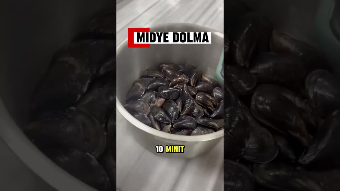 Cara buat Midye Dolma Turki.