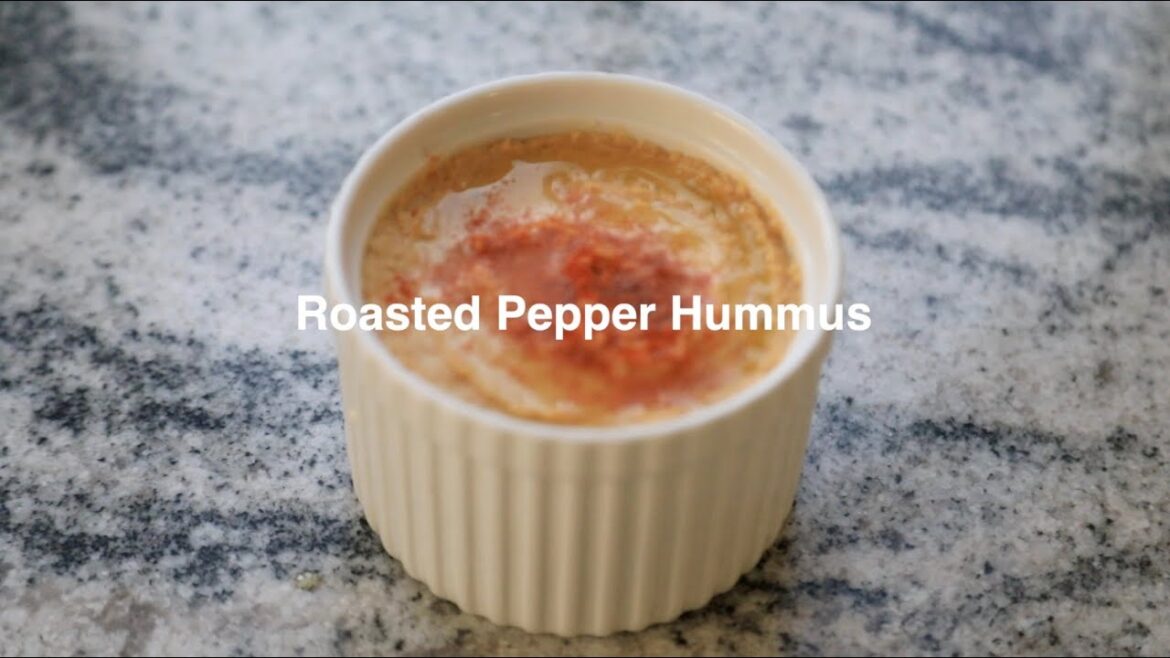 Roasted Pepper Hummus  烤椒豆泥