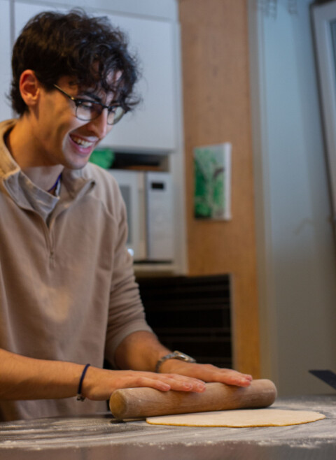 SHEET: The pasta is rolled until it is as thin as possible, preferably between a half and one millimeters.