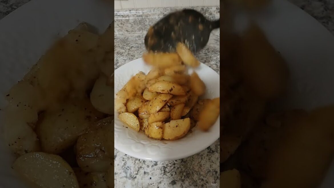 Crispy Greek Lemon Potatoes.  The Perfect Side Dish