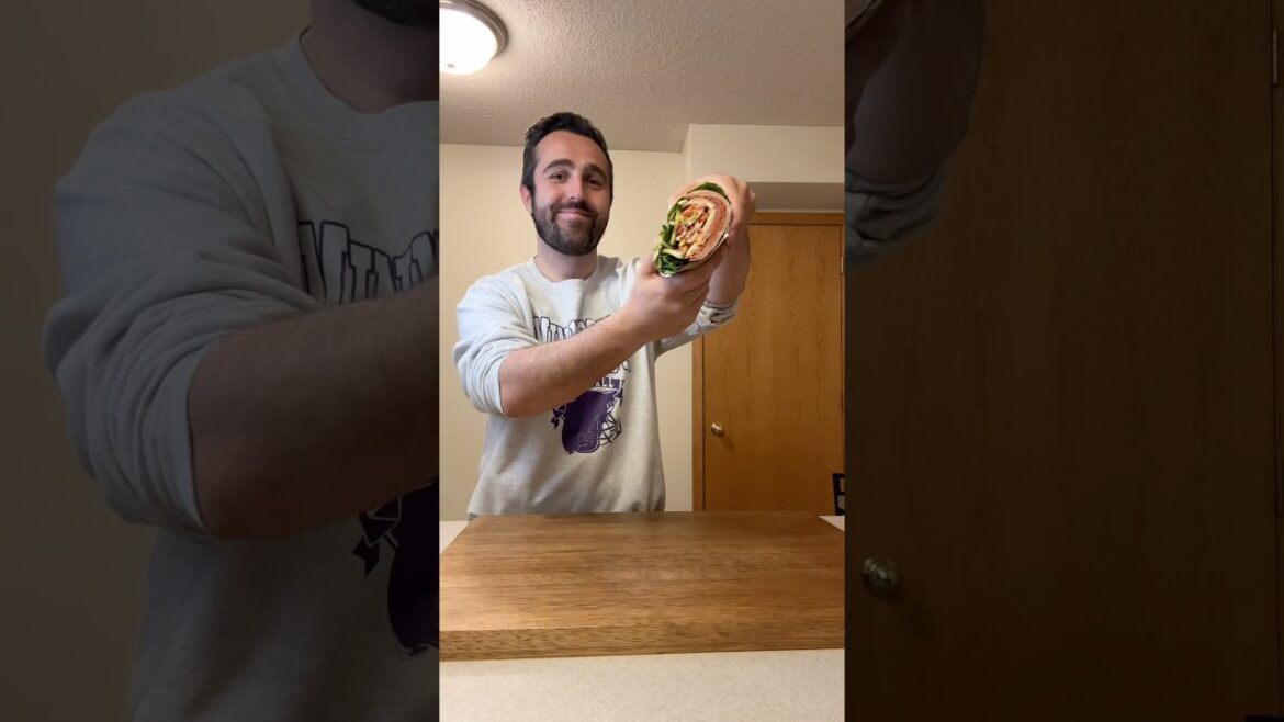 Cucumber salad Italian lettuce wrap