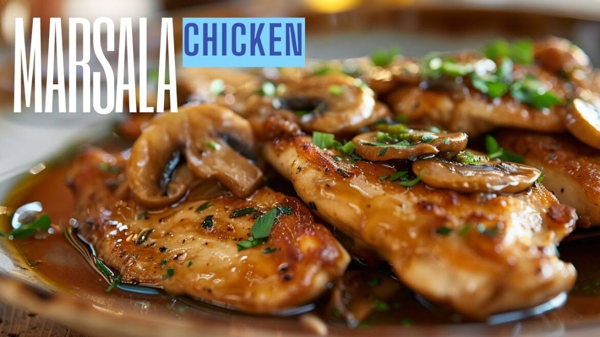 Restaurant-Quality Chicken Marsala at Home | Easy Recipe from Lasses Kitchen Italy