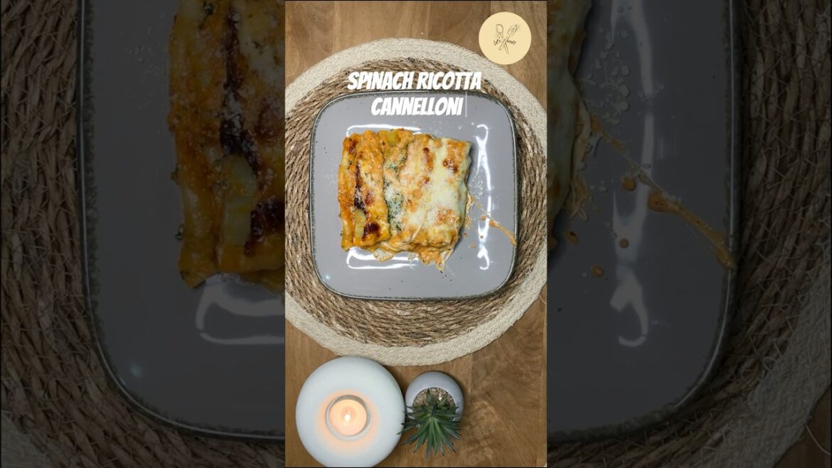Delicious and cheesy cannelloni with spinach and ricotta | the ultimate cannelloni recipe at home