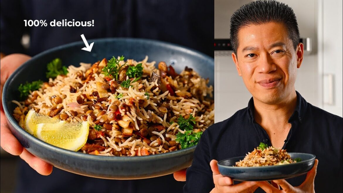Lentil + Mushroom Rice Recipe you won't want to Miss!