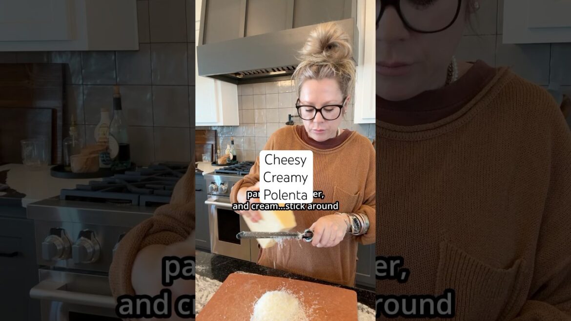 Creamy Polenta #recipeoftheday #polenta #recipeshare #comfortfood #cozyfood #recipe #cooking