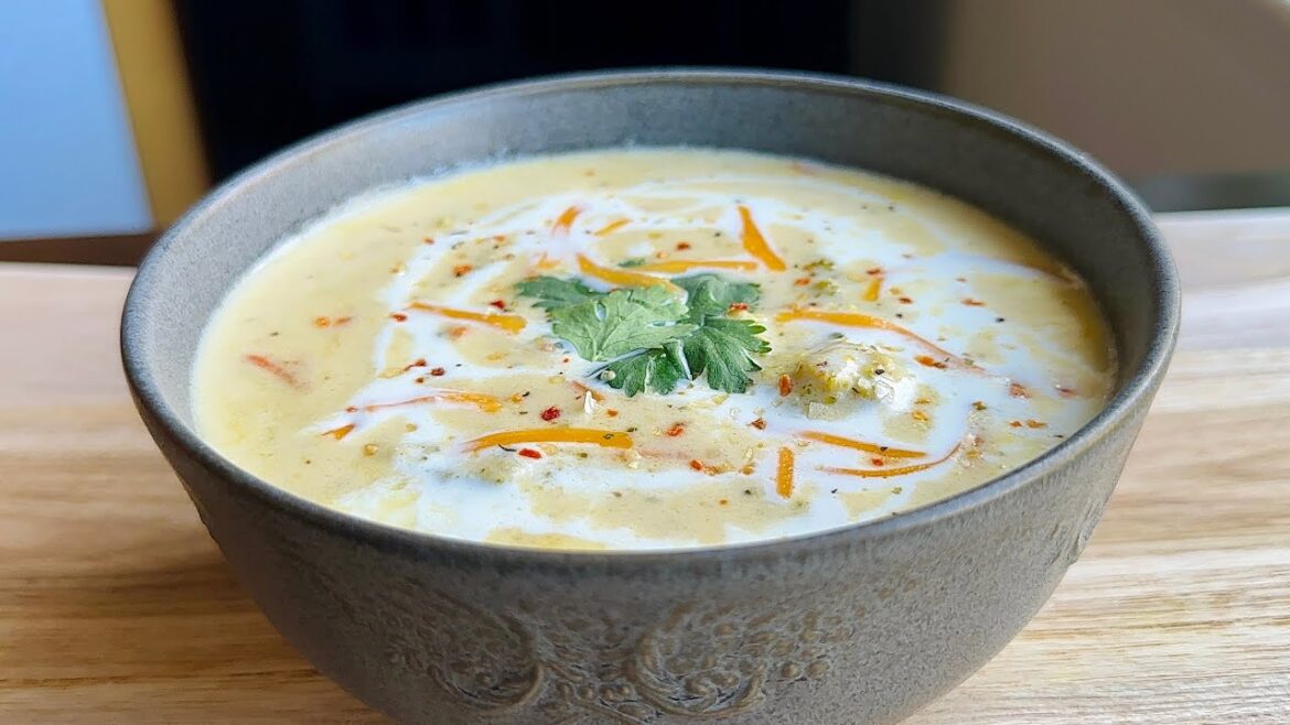 Creamy Broccoli Cheddar Soup | Easy Homemade Comfort Food Recipe