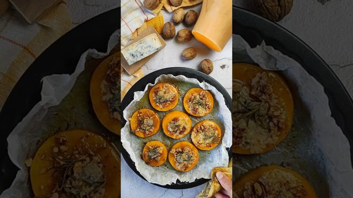 ZUCCA AL FORNO CON GORGONZOLA E NOCI #zucca #gorgonzola #noci ZUCCA AL FORNO CON GORGONZOLA E NOCI #zucca #gorgonzola #noci