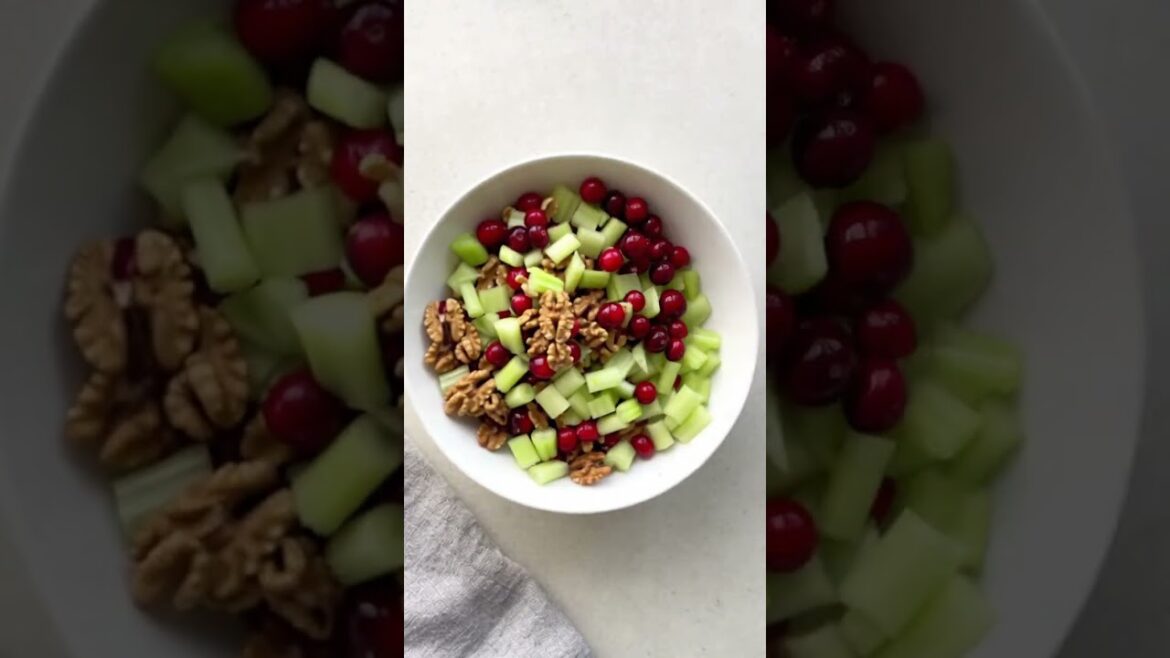 Easy Cranberry Walnut Salad Recipe You NEED to Try!