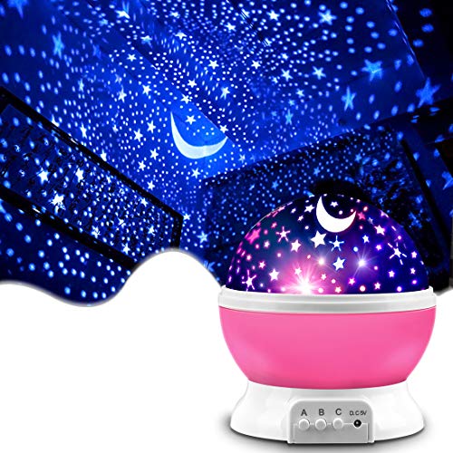 Star Projector Night-Light Lamp