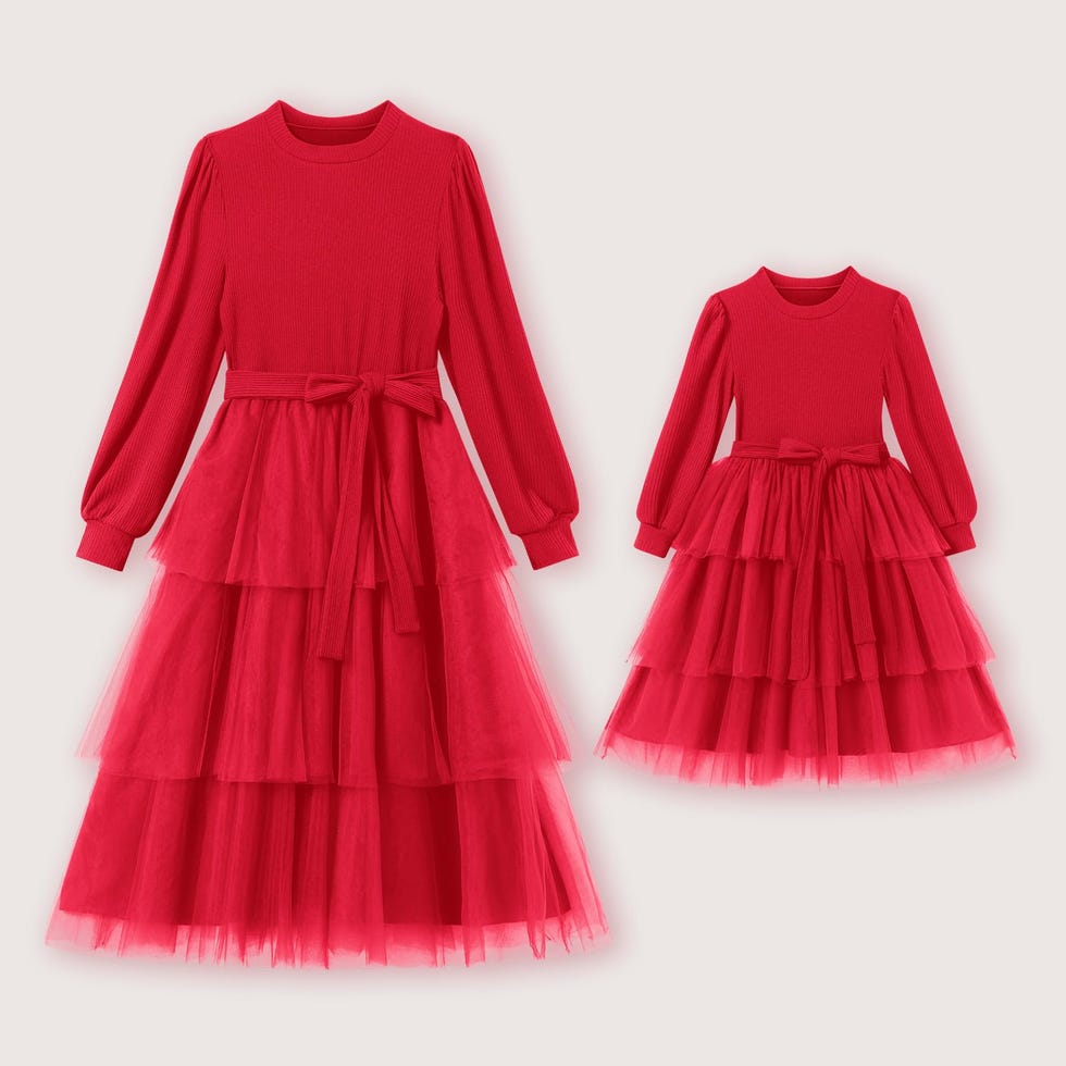 Mommy and Me Tulle Christmas Dresses 